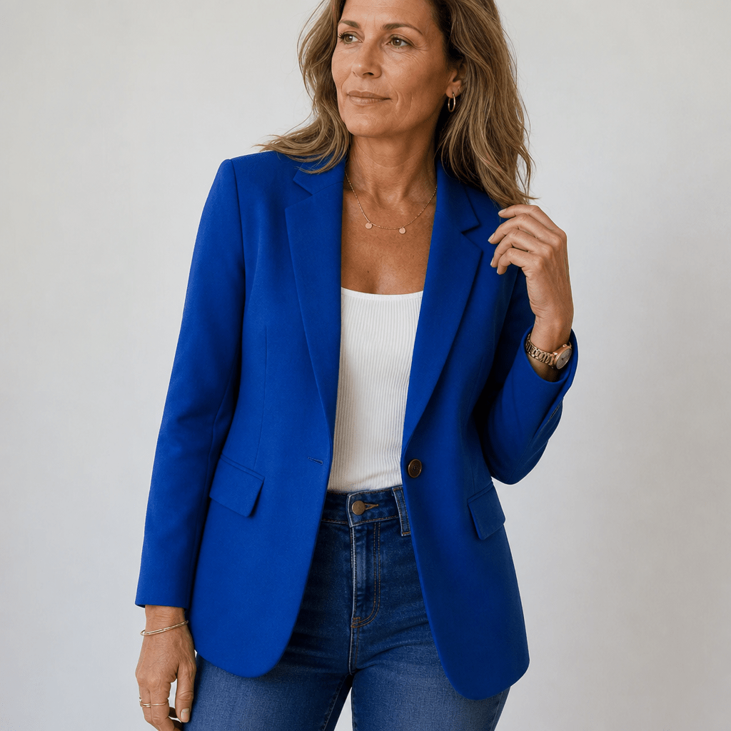 Women's Blazer with Notch Lapel – Classic Fit for Office and Casual Wear - We are MFEO