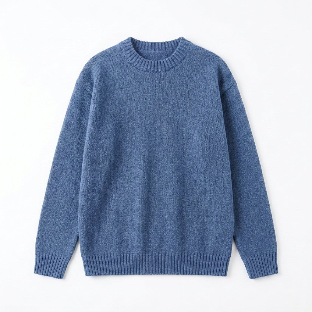 Women's Cashmere Sweater – Oversized Crew Neck for Autumn/Winter Comfort - We are MFEO