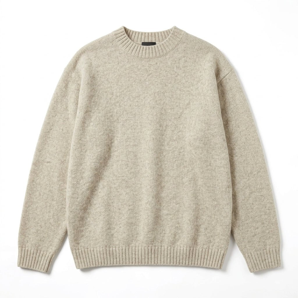 Women's Cashmere Sweater – Oversized Crew Neck for Autumn/Winter Comfort - We are MFEO