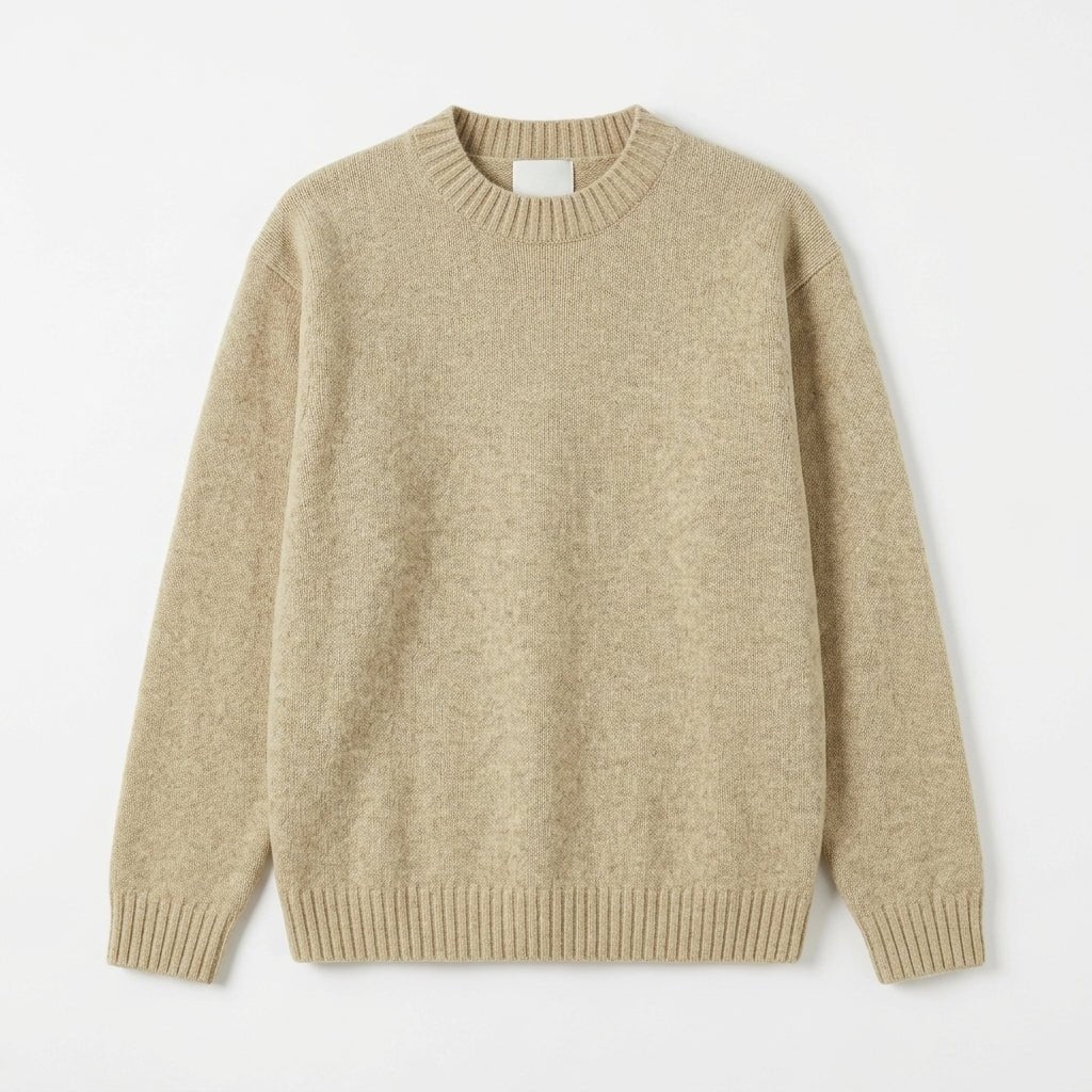 Women's Cashmere Sweater – Oversized Crew Neck for Autumn/Winter Comfort - We are MFEO