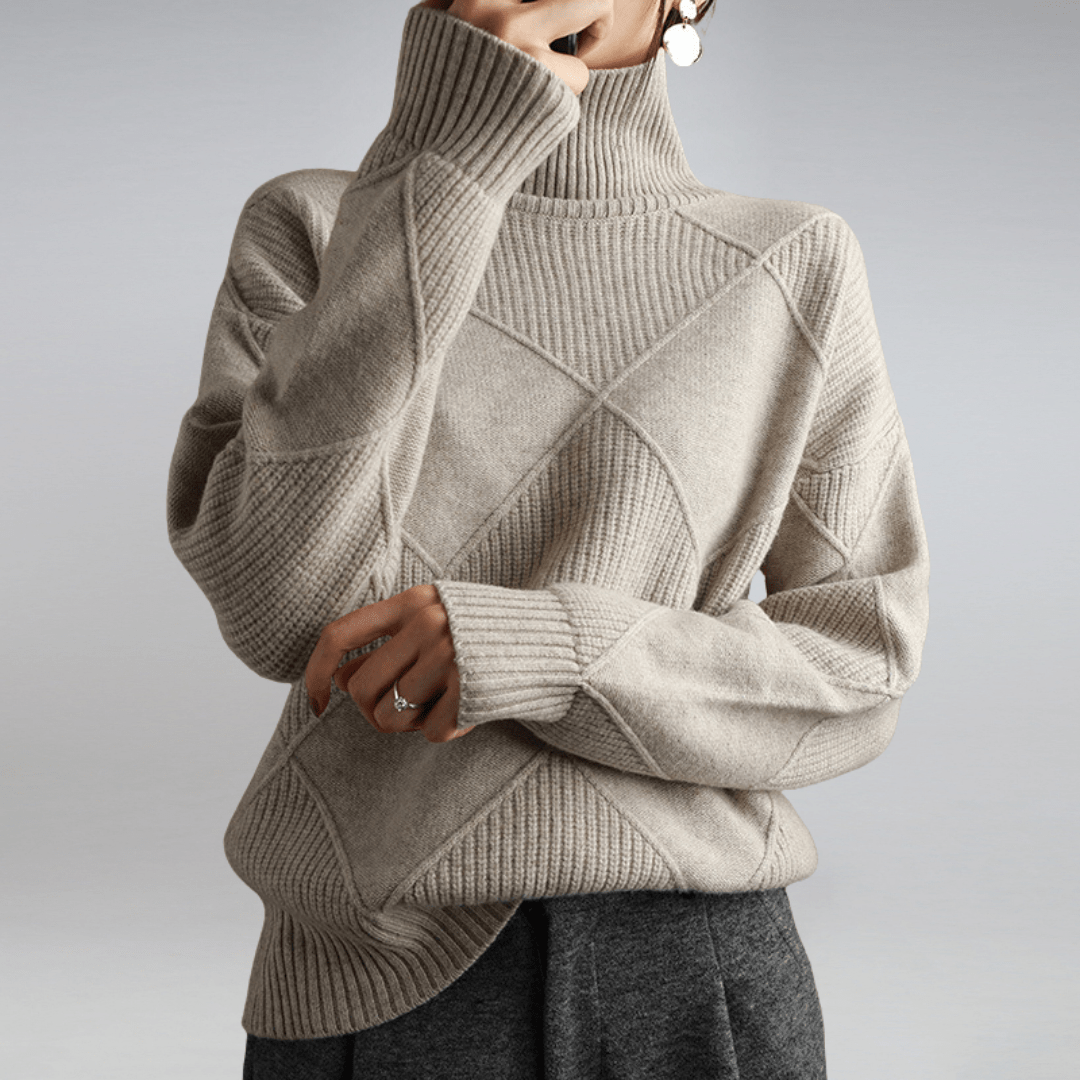 Women's Cashmere Turtleneck Sweater – Soft and Warm for Autumn/Winter - We are MFEO