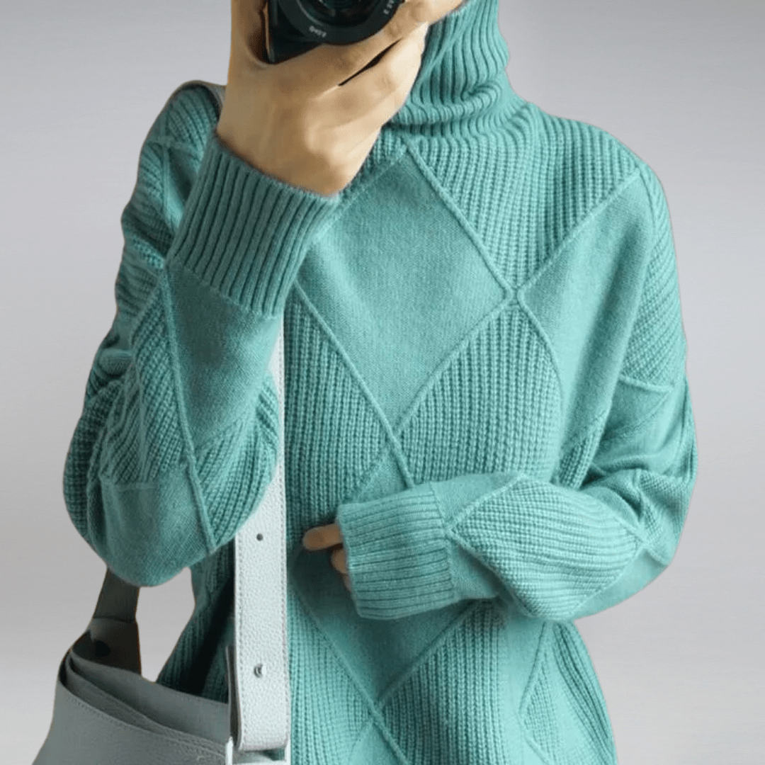 Women's Cashmere Turtleneck Sweater – Soft and Warm for Autumn/Winter - We are MFEO