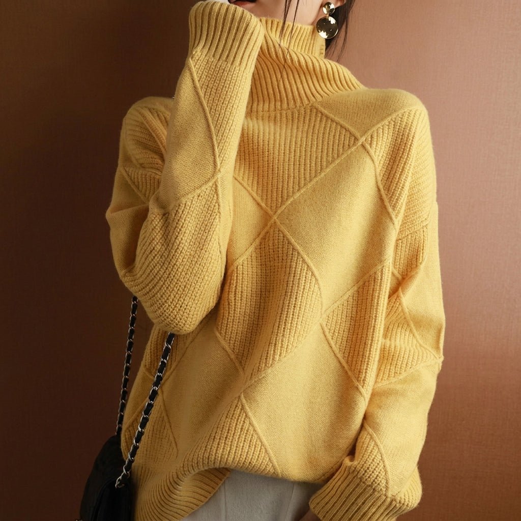 Women's Cashmere Turtleneck Sweater – Soft and Warm for Autumn/Winter - We are MFEO