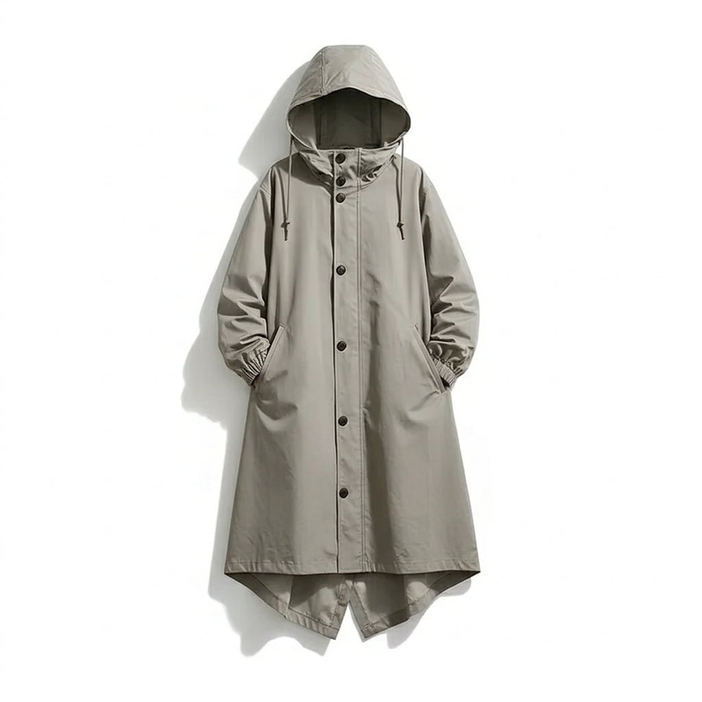 Women's Casual Jacket with Hood – Long, Button Front - We are MFEO