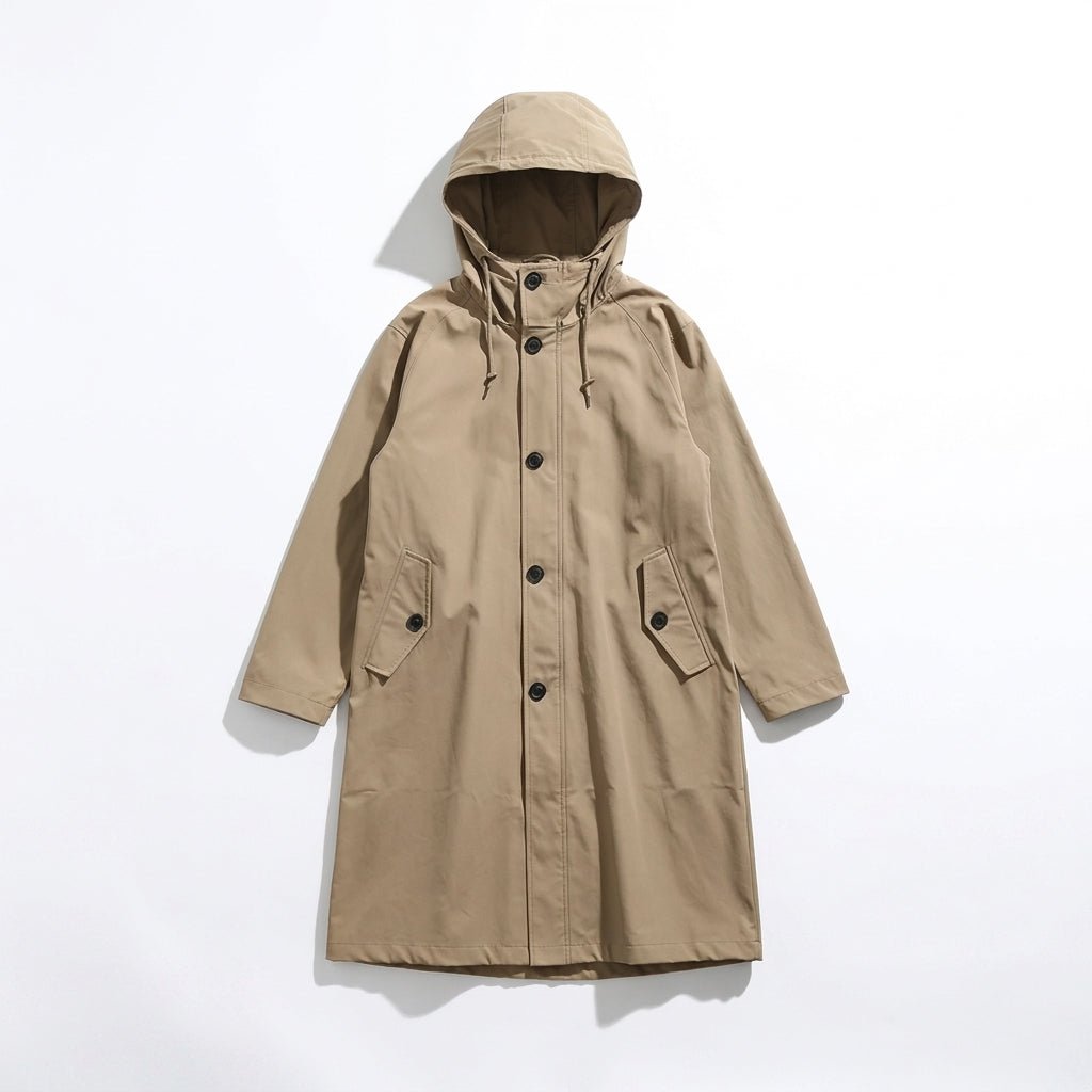 Women's Casual Jacket with Hood – Long, Button Front - We are MFEO