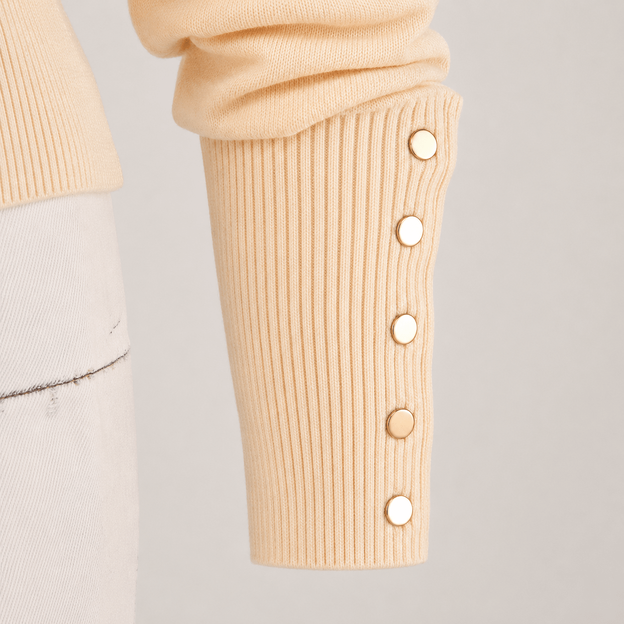 Women's Cropped Cardigan – Fitted Knit with Button Closure - We are MFEO
