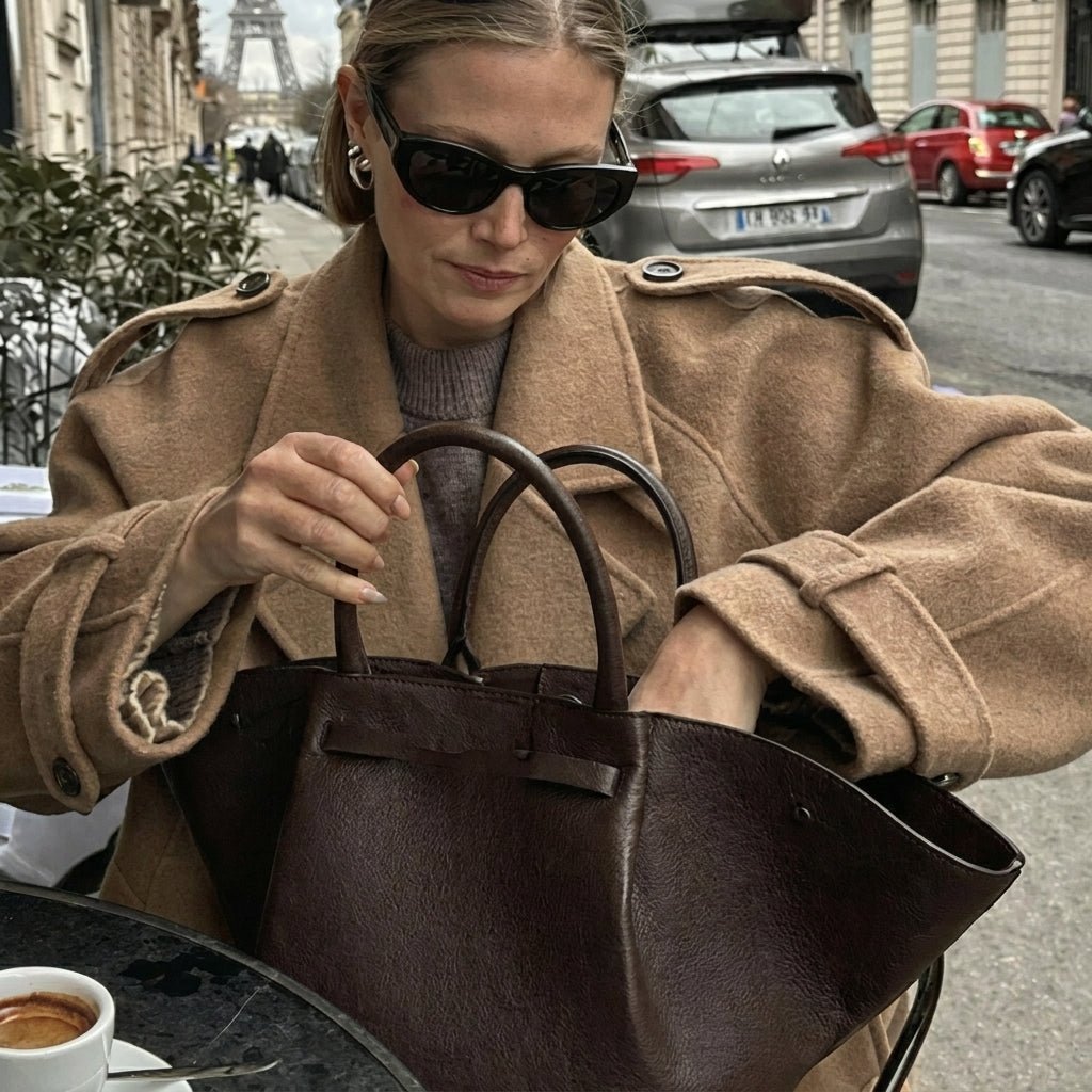 Women's Cropped Trench Coat – Double-Breasted - We are MFEO
