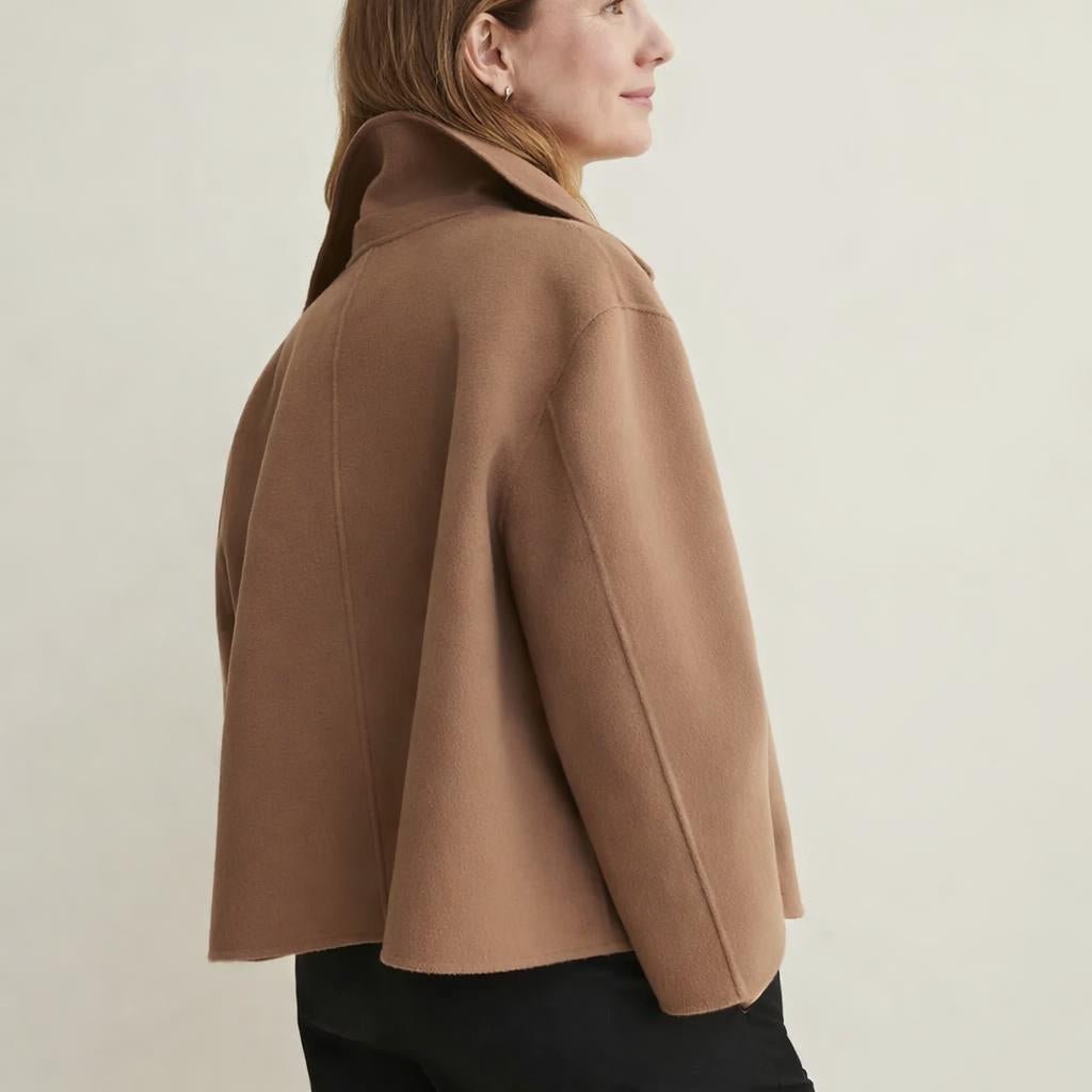 Women's Cropped Trench Coat – Double-Breasted - We are MFEO