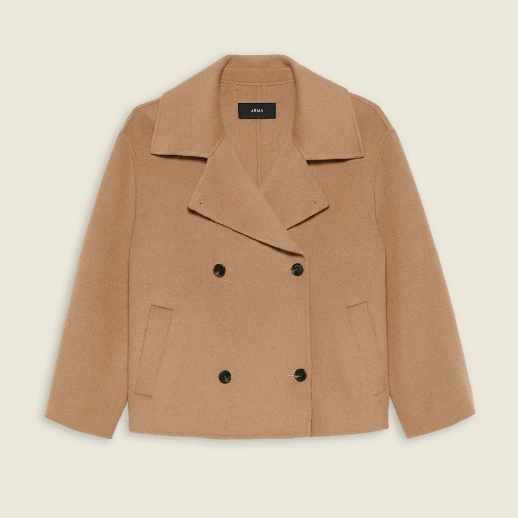Women's Cropped Trench Coat – Double-Breasted - We are MFEO