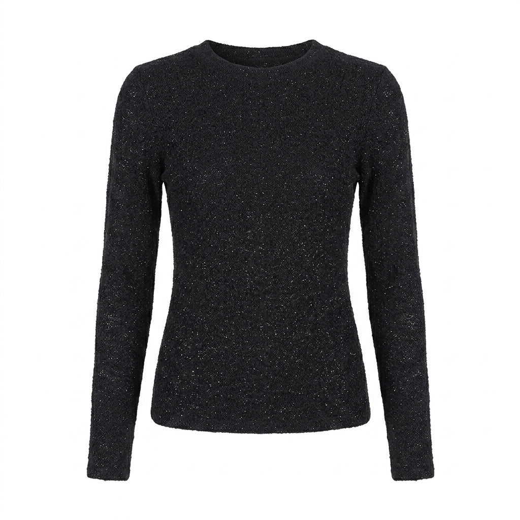 Women's Floral Long Sleeve Top – Comfortable Crew Neck with Slight Stretch for Versatile Styling - We are MFEO