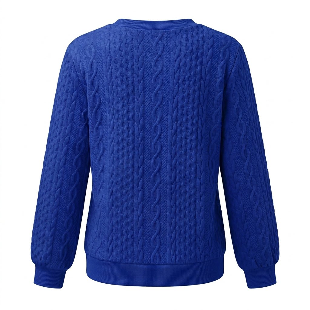 Women's Half-Zip Jumper – Fitted Cable Knit - We are MFEO