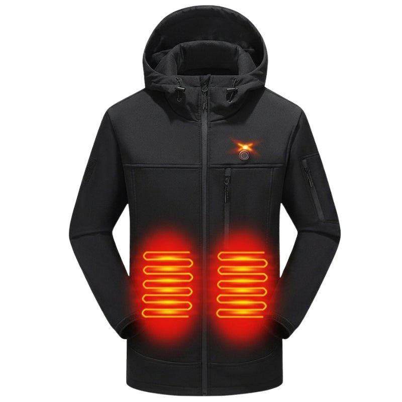 Women's Heated Jacket for Winter – USB-Powered with Detachable Hood and Zip Pockets - We are MFEO