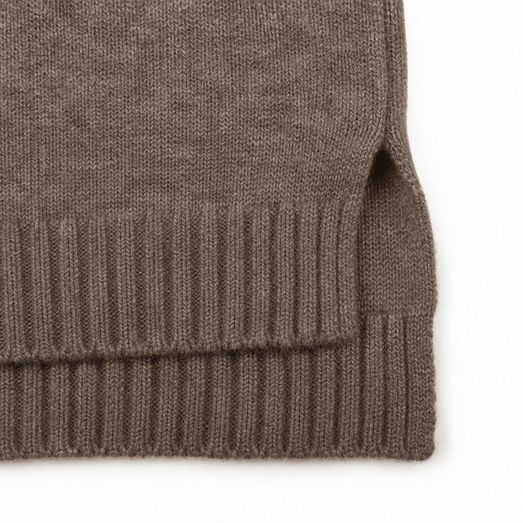 Women's Knit Mini Dress with Turtle Neck – Oversized Long Sleeve - We are MFEO