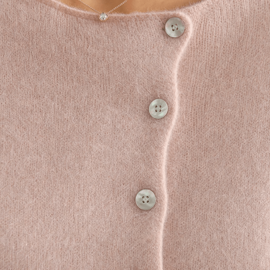 Women's Lightweight Stretch Sweater with Buttons – Modern Fit - We are MFEO