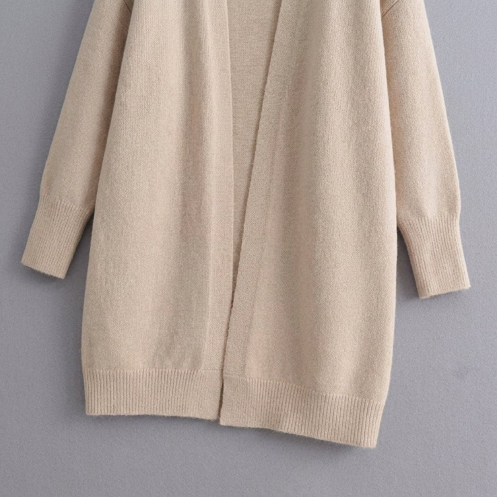 Women's Long Cardigan – Open Front with Pockets, Casual or Smart Casual Wear - We are MFEO