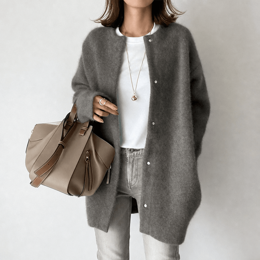 Women's Long Cardigan – Soft Oversized Fit for Layering and Comfort - We are MFEO