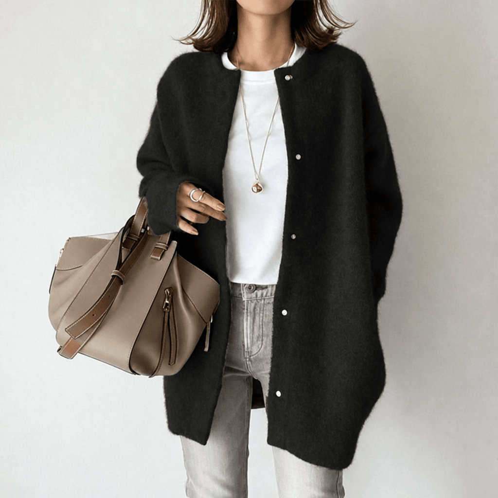 Women's Long Cardigan – Soft Oversized Fit for Layering and Comfort - We are MFEO