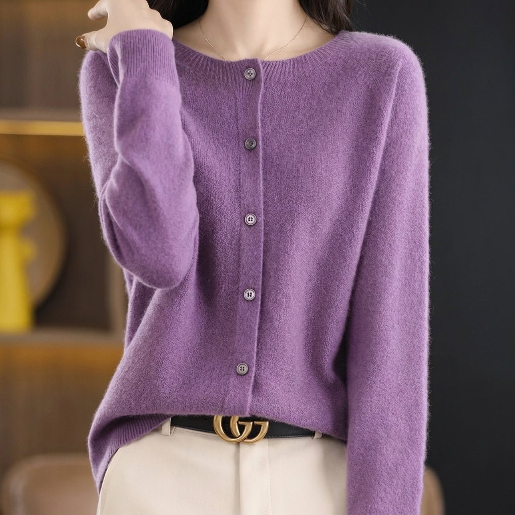 Women's Long Cardigan with Button Closure – Relaxed Fit, Soft Knit for Everyday Wear - We are MFEO