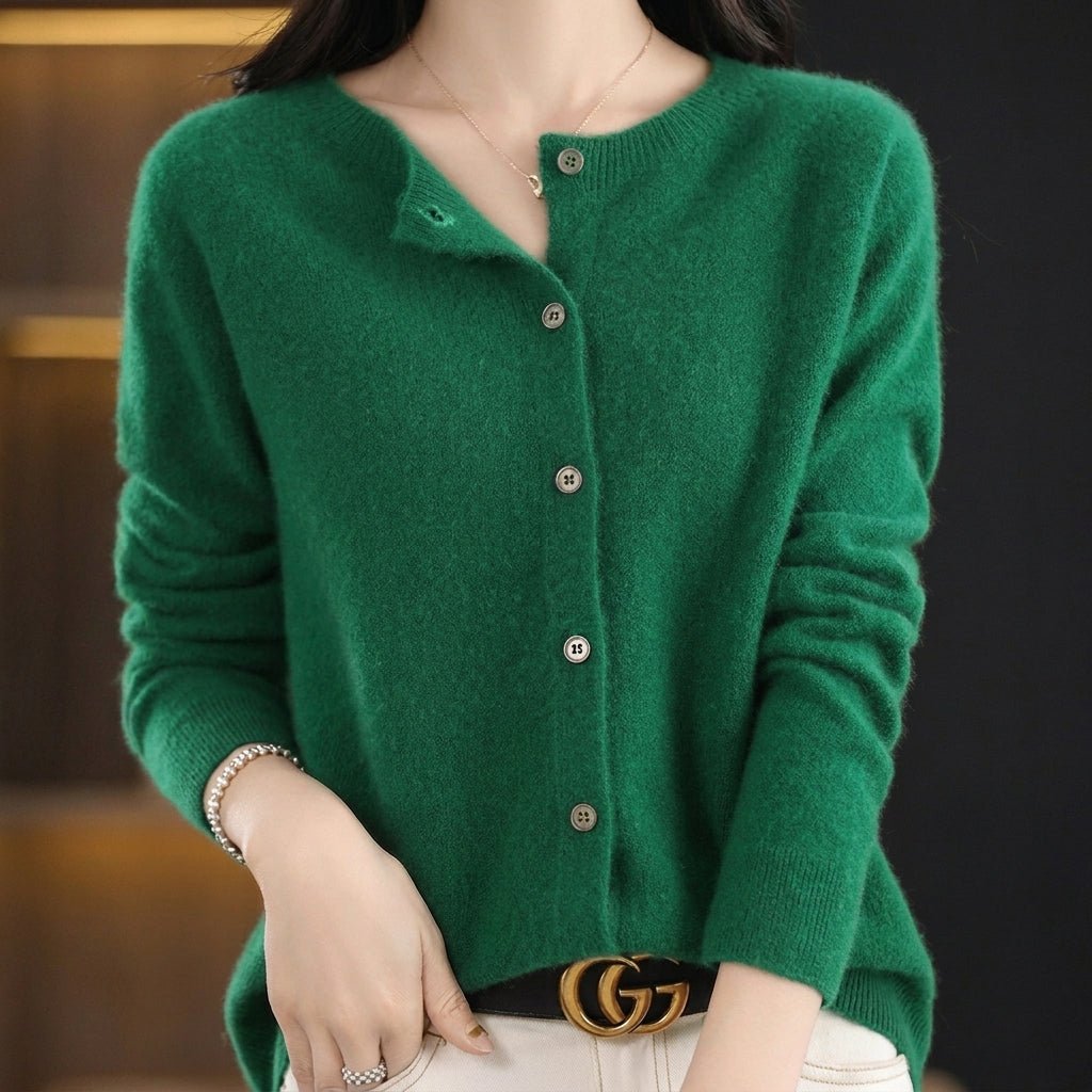 Women's Long Cardigan with Button Closure – Relaxed Fit, Soft Knit for Everyday Wear - We are MFEO