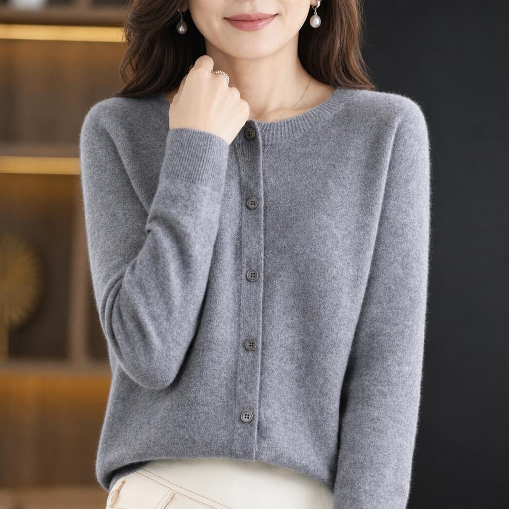 Women's Long Cardigan with Button Closure – Relaxed Fit, Soft Knit for Everyday Wear - We are MFEO