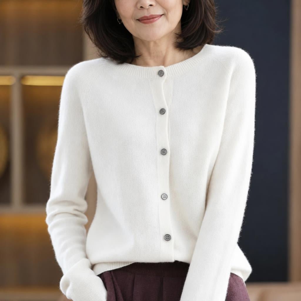 Women's Long Cardigan with Button Closure – Relaxed Fit, Soft Knit for Everyday Wear - We are MFEO
