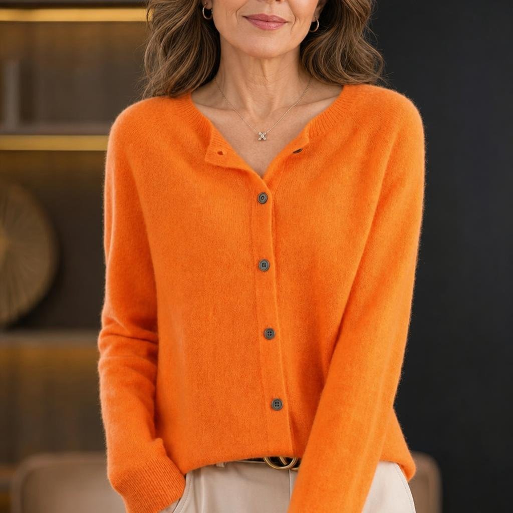 Women's Long Cardigan with Button Closure – Relaxed Fit, Soft Knit for Everyday Wear - We are MFEO