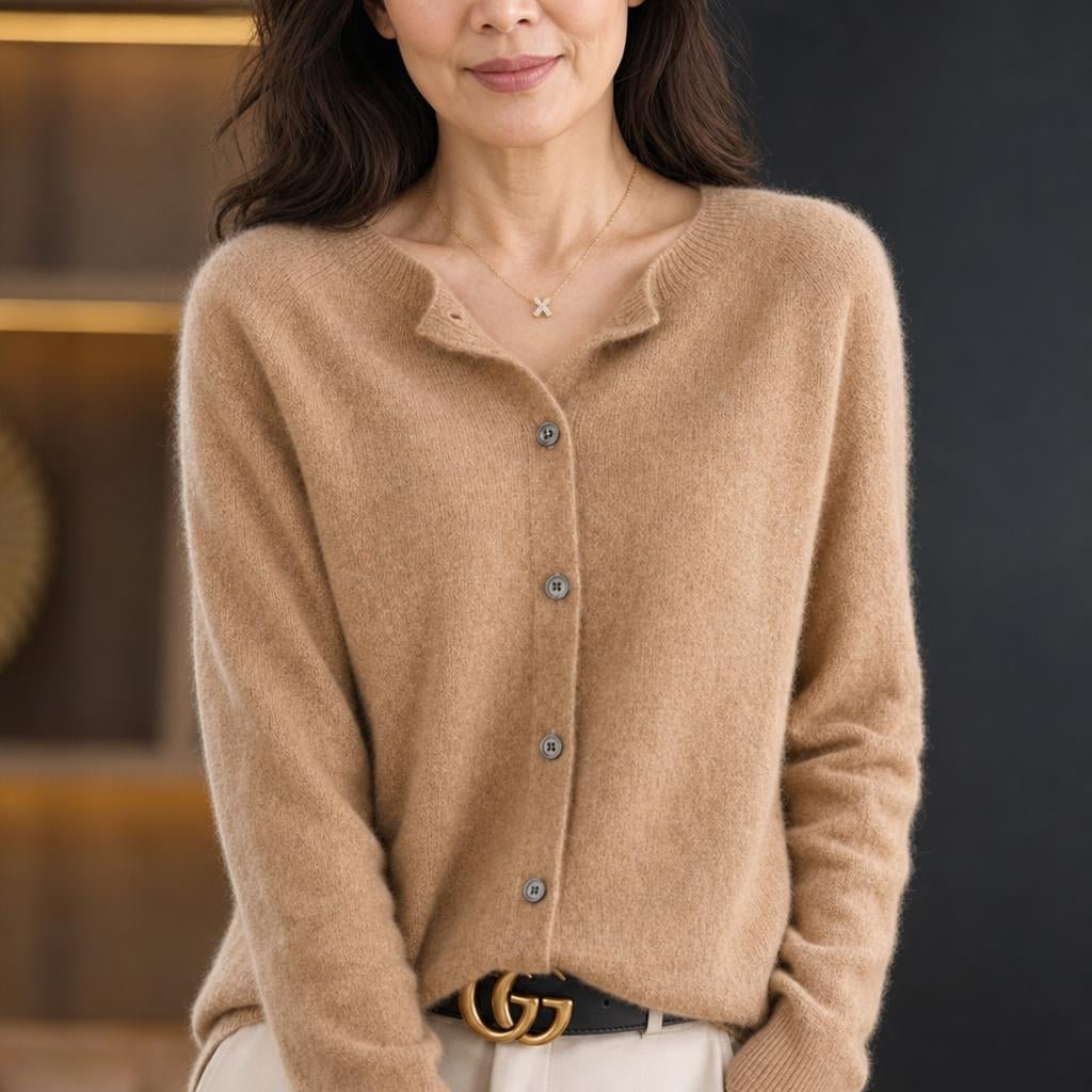 Women's Long Cardigan with Button Closure – Relaxed Fit, Soft Knit for Everyday Wear - We are MFEO