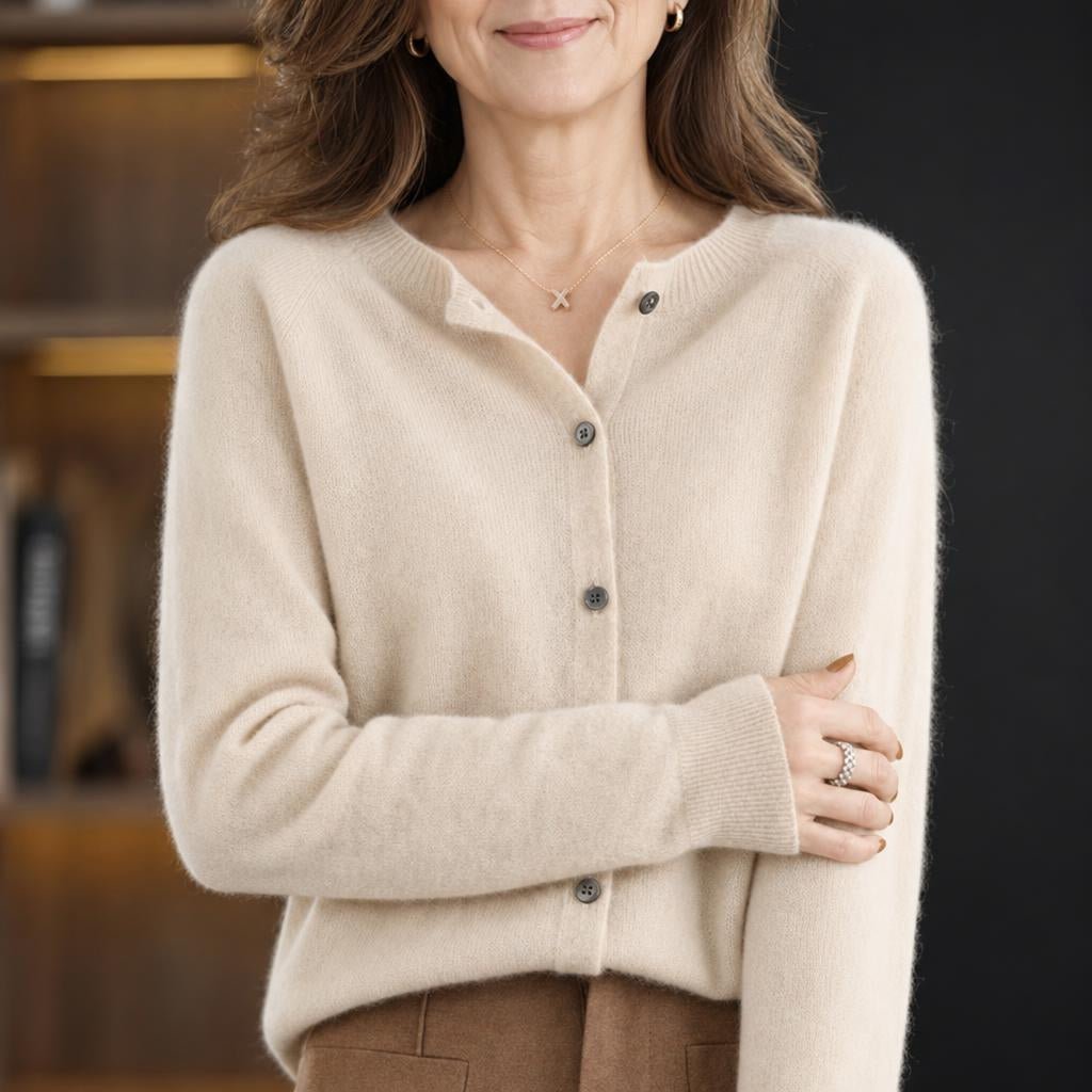 Women's Long Cardigan with Button Closure – Relaxed Fit, Soft Knit for Everyday Wear - We are MFEO