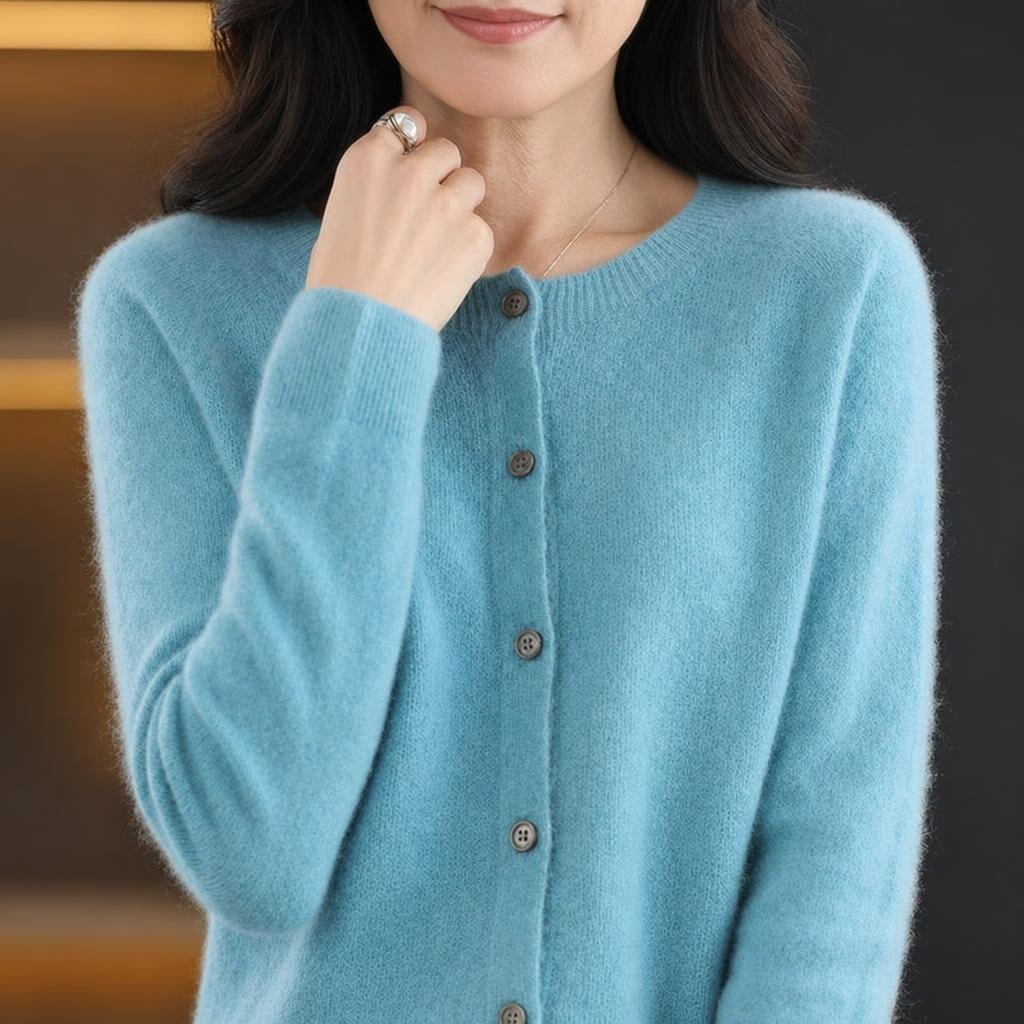 Women's Long Cardigan with Button Closure – Relaxed Fit, Soft Knit for Everyday Wear - We are MFEO