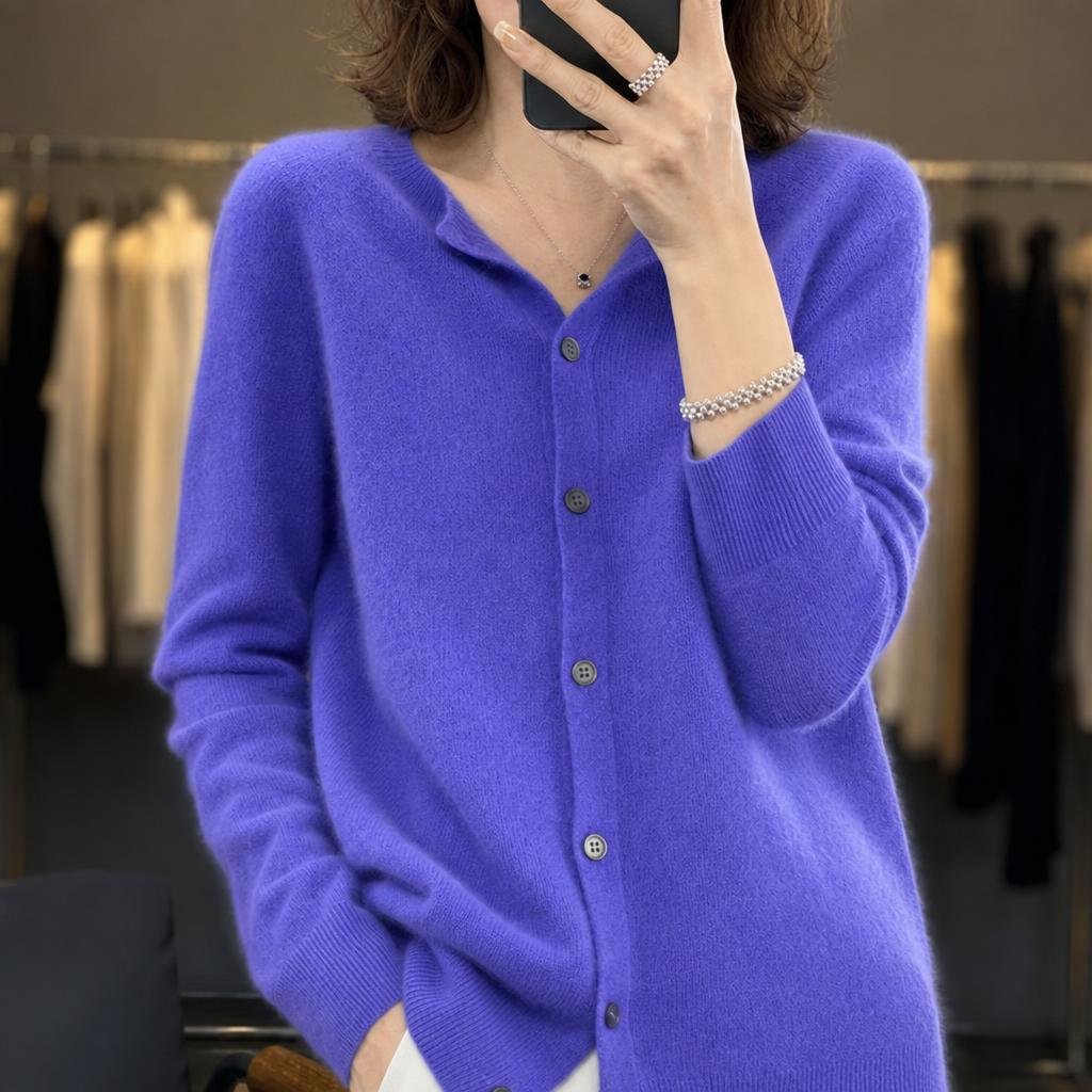 Women's Long Cardigan with Button Closure – Relaxed Fit, Soft Knit for Everyday Wear - We are MFEO