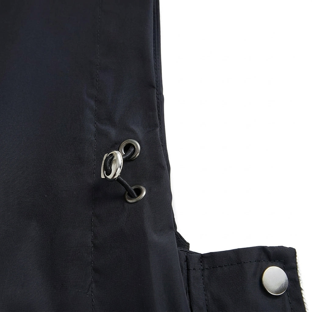 Women's Long Rain Jacket with Hood – Waterproof, Adjustable Waist - We are MFEO