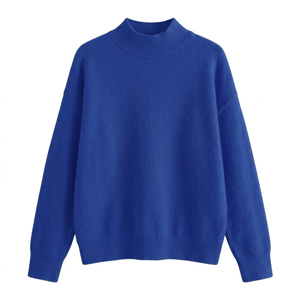 Women's Mock Neck Sweater – Relaxed Fit, Perfect for Everyday Wear - We are MFEO