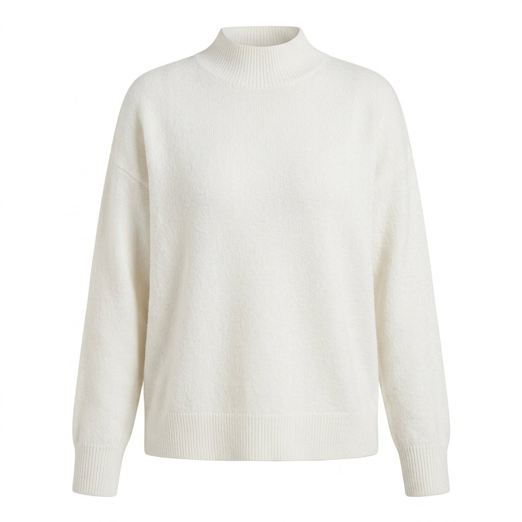 Women's Mock Neck Sweater – Relaxed Fit, Perfect for Everyday Wear - We are MFEO