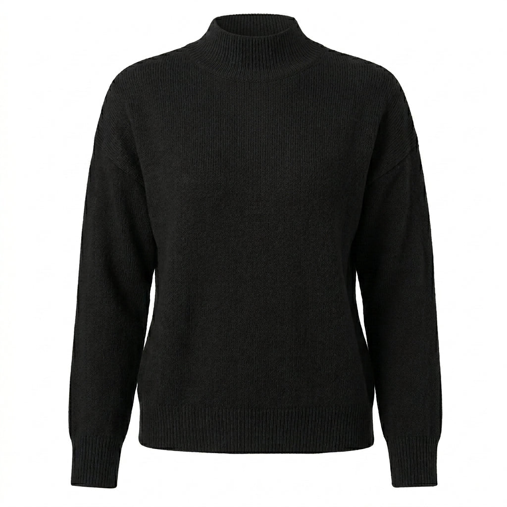Women's Mock Neck Sweater – Relaxed Fit, Perfect for Everyday Wear - We are MFEO