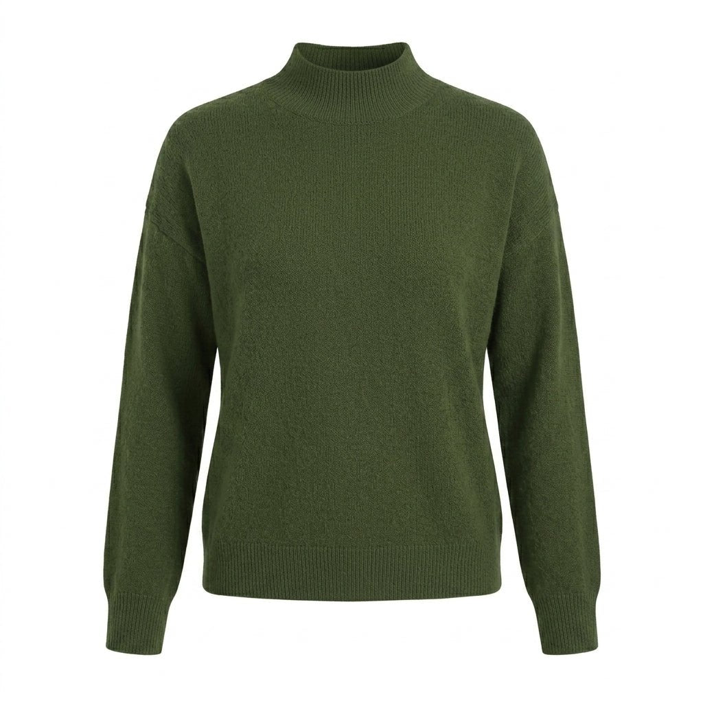 Women's Mock Neck Sweater – Relaxed Fit, Perfect for Everyday Wear - We are MFEO