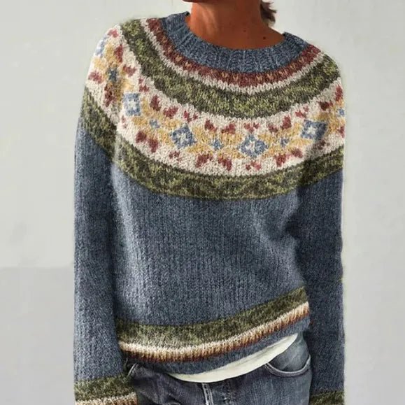 Women's Nordic-Inspired Sweater – Cozy Relaxed Fit - We are MFEO