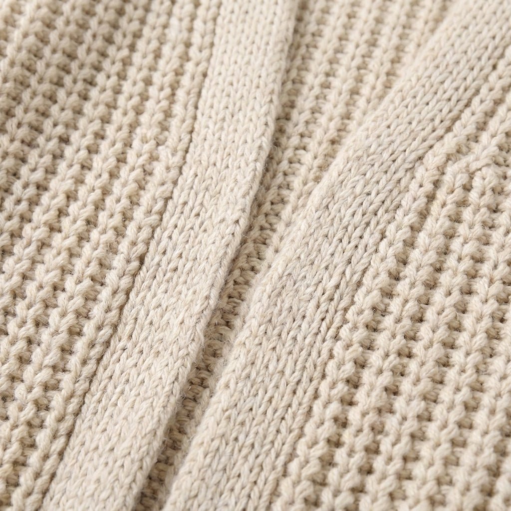 Women's Oversized Cropped Cardigan – Chunky Knit - We are MFEO