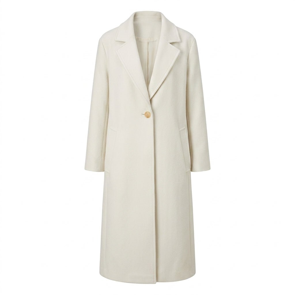 Women's Oversized Long Trench Coat – Winter Layering Piece with Wide Lapel - We are MFEO
