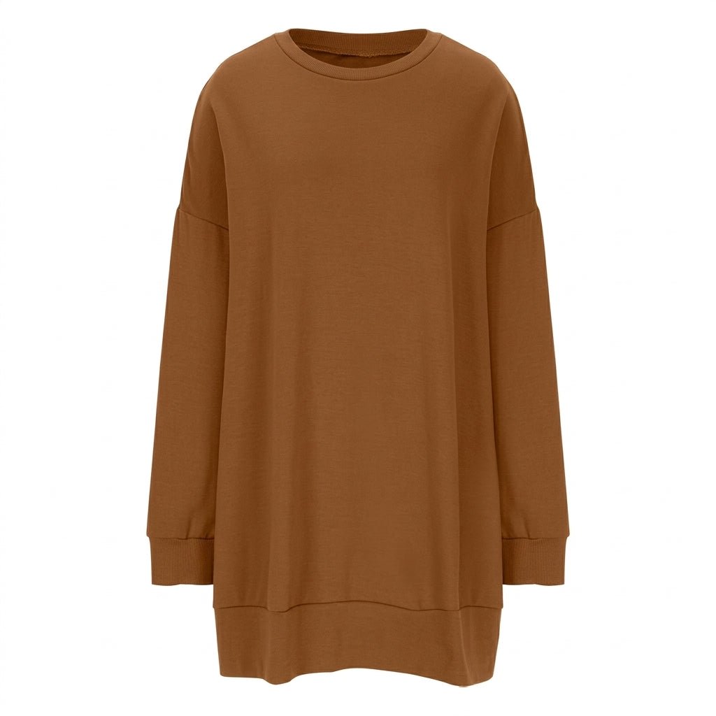 Women's Oversized Sweater – Long Sleeve Tunic for Casual Comfort and Warmth - We are MFEO
