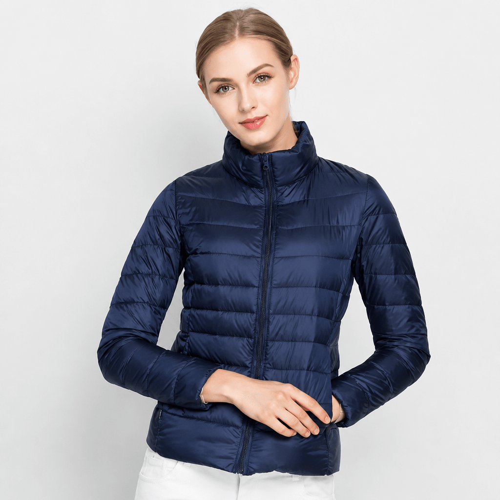 Women's Puffer Jacket – Fitted Quilted Mid-Layer - We are MFEO
