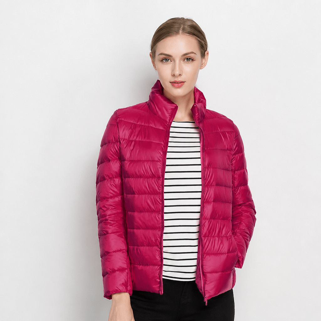 Women's Puffer Jacket – Fitted Quilted Mid-Layer - We are MFEO