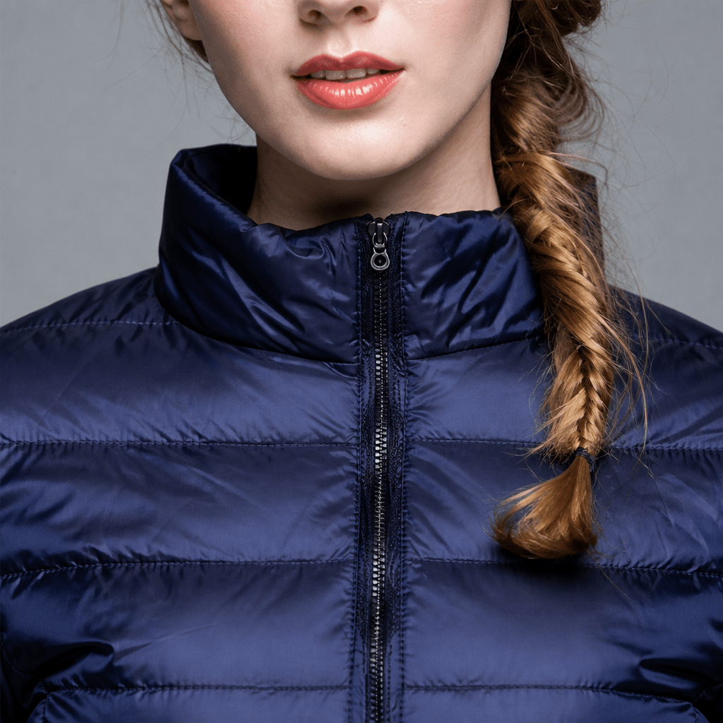 Women's Puffer Jacket – Fitted Quilted Mid-Layer - We are MFEO