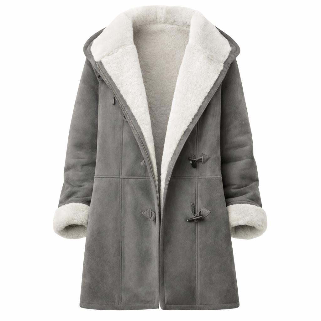 Women's Puffer Jacket for Winter – Oversized Hooded Snow Coat with Fleece Lining - We are MFEO