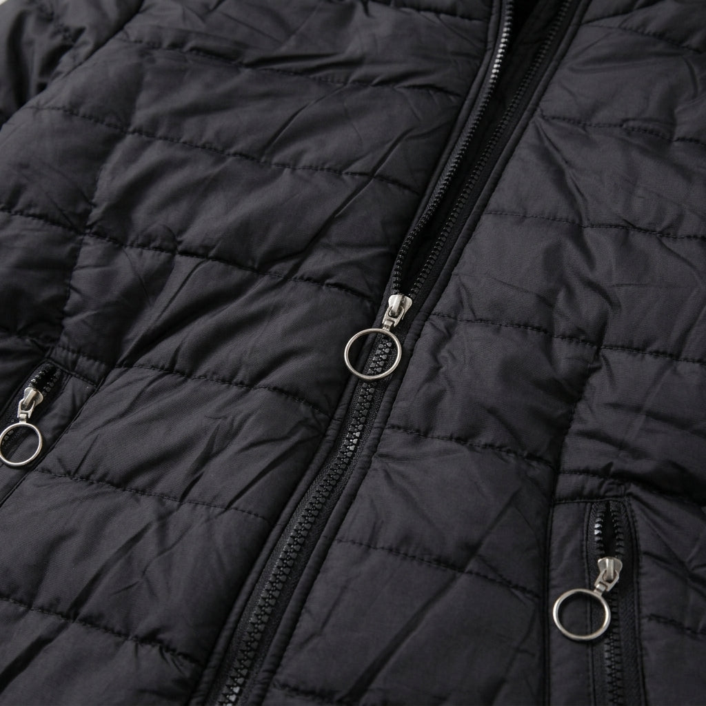 Women's Puffer Jacket – Long Hooded Quilted Winter Coat - We are MFEO