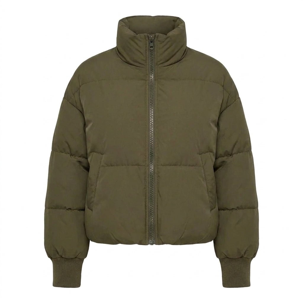 Women's Puffer Jacket – Quilted Design for Winter Layering - We are MFEO