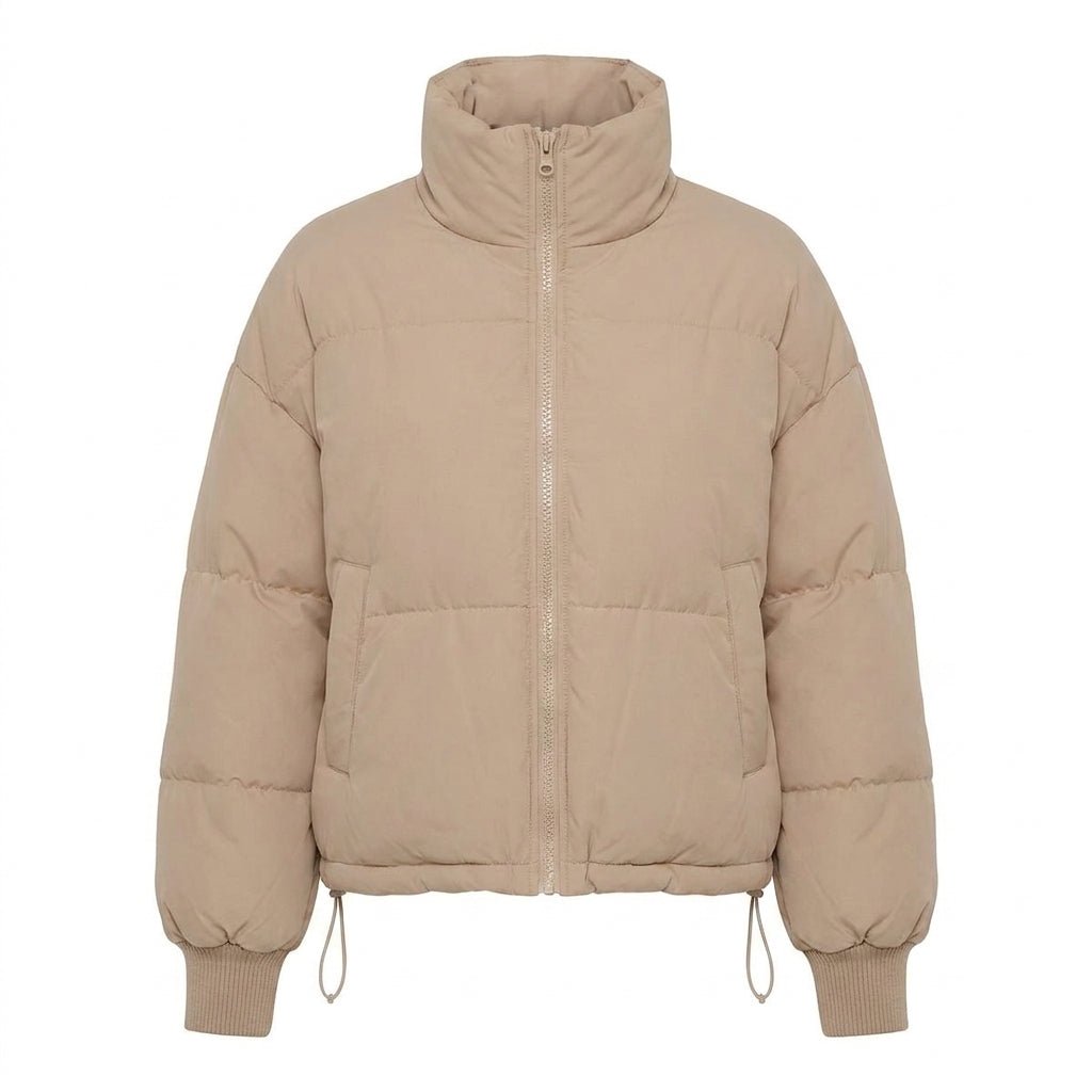 Women's Puffer Jacket – Quilted Design for Winter Layering - We are MFEO
