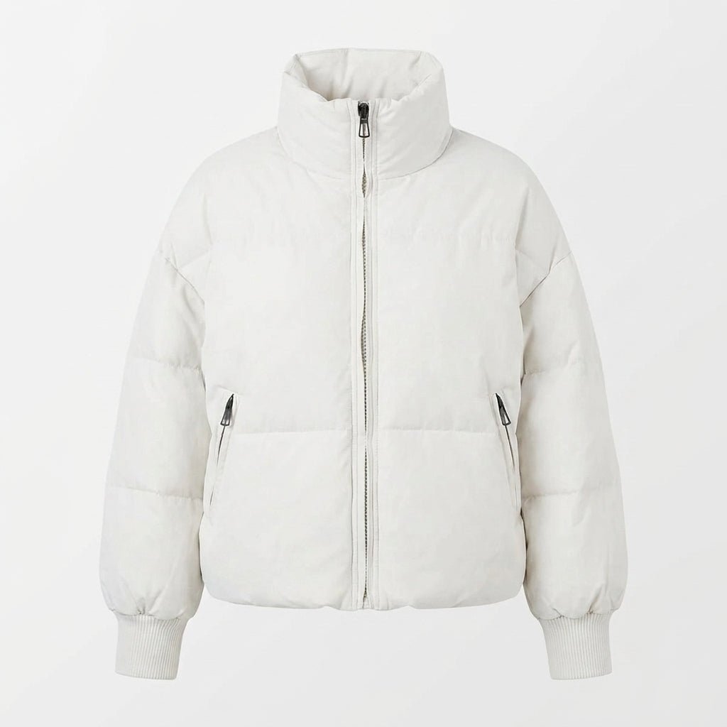 Women's Puffer Jacket – Quilted Design for Winter Layering - We are MFEO