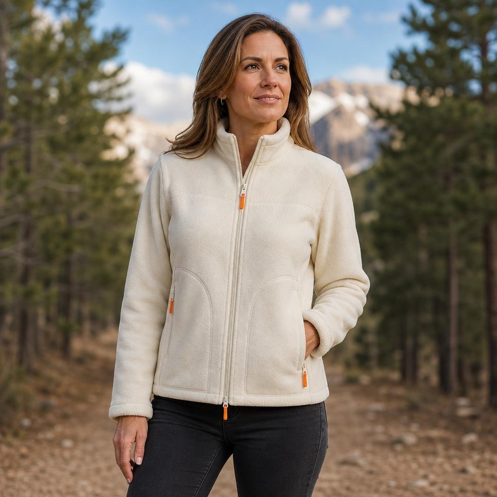 Women's Reversible Winter Jacket – Plush Zip-Up with Stand Collar - We are MFEO