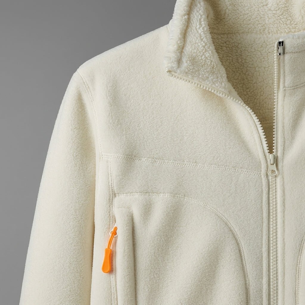 Women's Reversible Winter Jacket – Plush Zip-Up with Stand Collar - We are MFEO