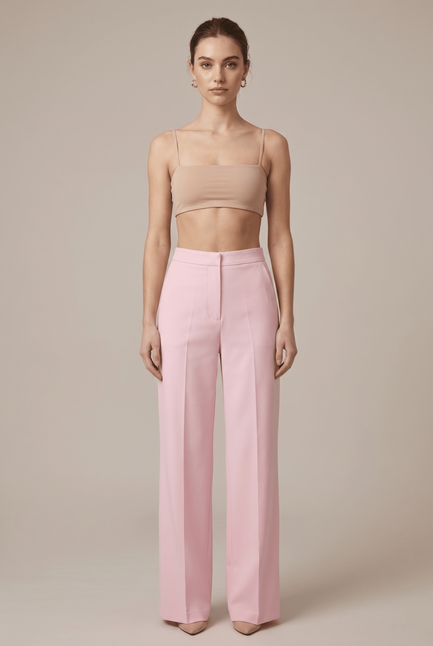 Women's Suit – Tailored Blazer with Feather Cuffs and Straight Leg Trousers - We are MFEO
